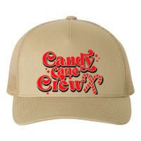 Cute Candy Cane Crew Merry Christmas Adults Yupoong Adult 5-Panel Trucker Hat