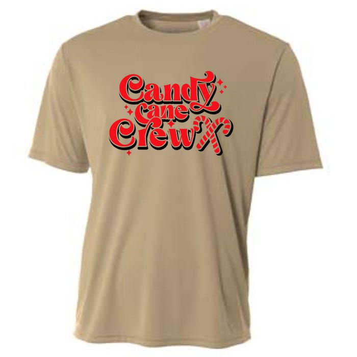 Cute Candy Cane Crew Merry Christmas Adults Cooling Performance Crew T-Shirt