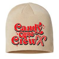 Cute Candy Cane Crew Merry Christmas Adults Sustainable Beanie