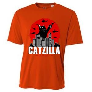 Catzilla Cute Cat Stuff For Cat Lover, Cat Mom, Cat Dad  Cooling Performance Crew T-Shirt