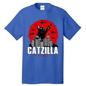 Catzilla Cute Cat Stuff For Cat Lover, Cat Mom, Cat Dad  Tall T-Shirt