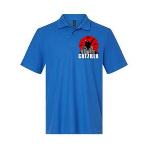 Catzilla Cute Cat Stuff For Cat Lover, Cat Mom, Cat Dad  Softstyle Adult Sport Polo