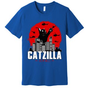 Catzilla Cute Cat Stuff For Cat Lover, Cat Mom, Cat Dad  Premium T-Shirt