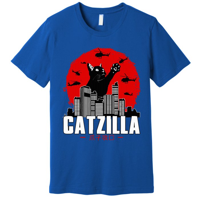 Catzilla Cute Cat Stuff For Cat Lover, Cat Mom, Cat Dad  Premium T-Shirt