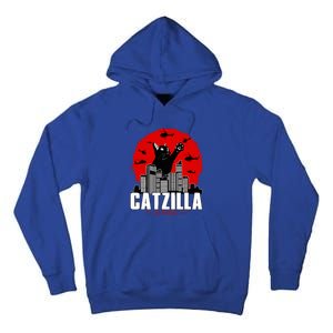 Catzilla Cute Cat Stuff For Cat Lover, Cat Mom, Cat Dad  Tall Hoodie