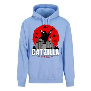 Catzilla Cute Cat Stuff For Cat Lover, Cat Mom, Cat Dad  Unisex Surf Hoodie