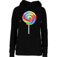 Colorful Candy Costume for Halloween Womens Funnel Neck Pullover Hood