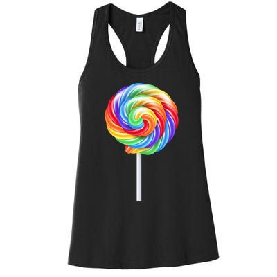 Colorful Candy Costume for Halloween Women's Racerback Tank