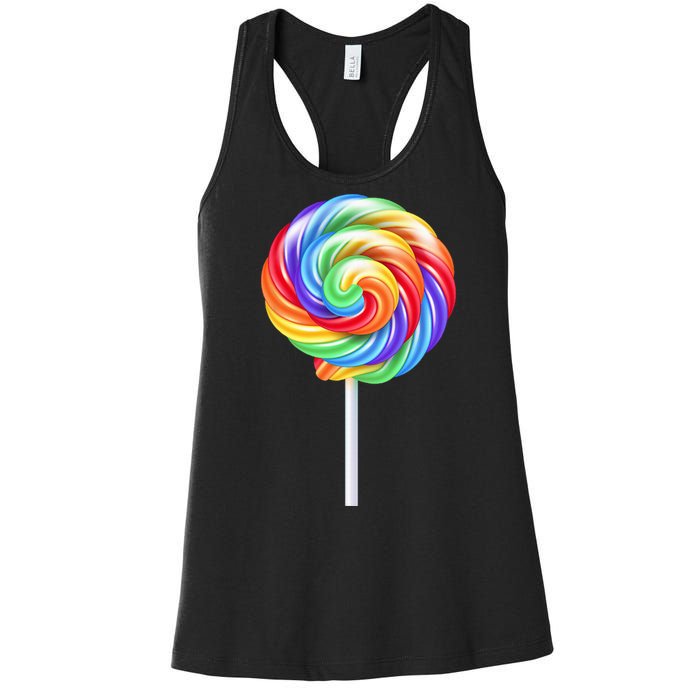 Colorful Candy Costume for Halloween Women's Racerback Tank