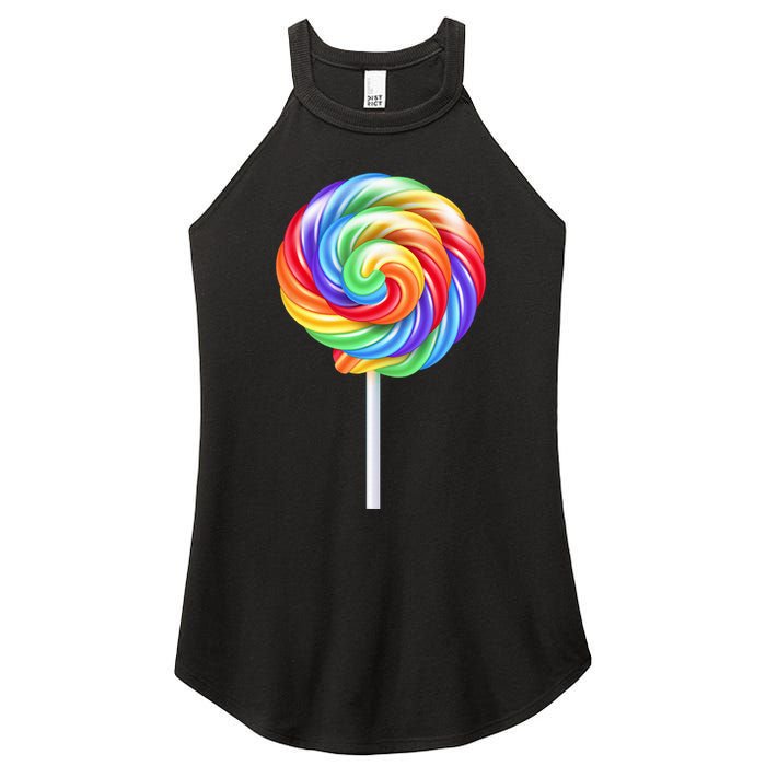 Colorful Candy Costume for Halloween Women's Perfect Tri Rocker Tank