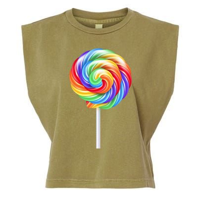 Colorful Candy Costume for Halloween Garment-Dyed Women's Muscle Tee