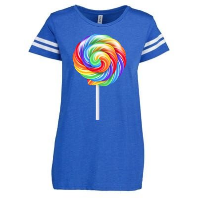 Colorful Candy Costume for Halloween Enza Ladies Jersey Football T-Shirt