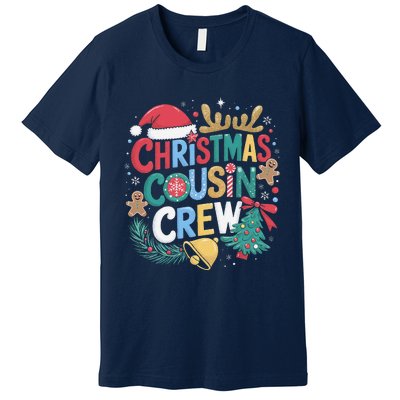 Christmas Cousin Crew Family Matching Xmas Christmas Pajamas Premium T-Shirt