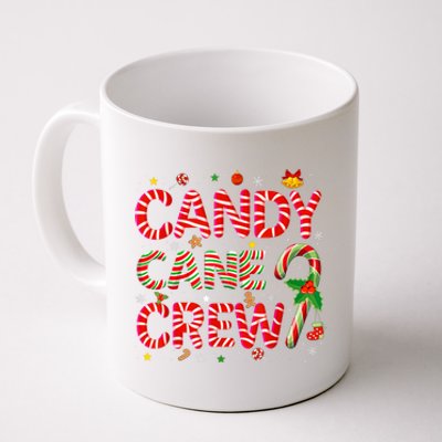 Candy Cane Crew Funny Christmas Candy Lover Xmas Pajamas Coffee Mug