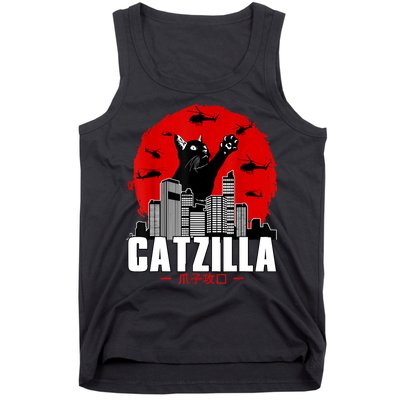 Catzilla Cute Cat Stuff For Cat Lover, Cat Mom, Cat Dad Tank Top