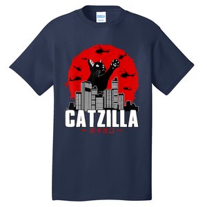 Catzilla Cute Cat Stuff For Cat Lover, Cat Mom, Cat Dad Tall T-Shirt