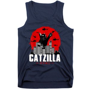 Catzilla Cute Cat Stuff For Cat Lover, Cat Mom, Cat Dad Tank Top