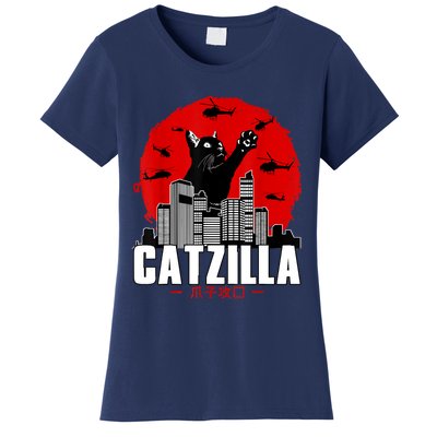 Catzilla Cute Cat Stuff For Cat Lover, Cat Mom, Cat Dad Women's T-Shirt