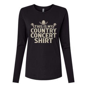 Cool Country Concert For Wo Country Music Lover Womens Cotton Relaxed Long Sleeve T-Shirt