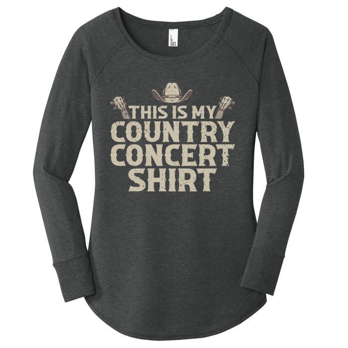 Cool Country Concert For Wo Country Music Lover Women's Perfect Tri Tunic Long Sleeve Shirt