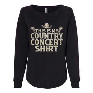 Cool Country Concert For Wo Country Music Lover Womens California Wash Sweatshirt