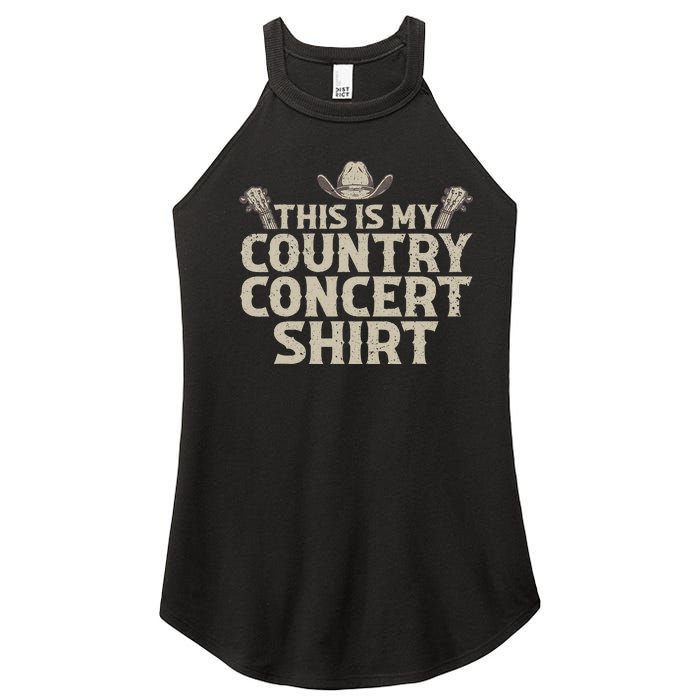 Cool Country Concert For Wo Country Music Lover Women's Perfect Tri Rocker Tank