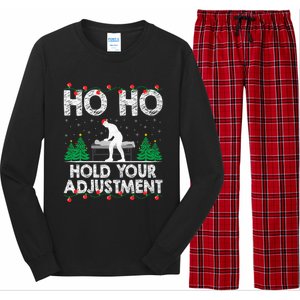 Christmas Chiropractor Chiropractic Profession Holiday Chiro Gift Long Sleeve Pajama Set