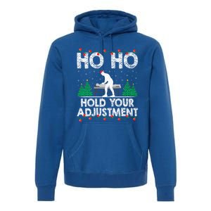 Christmas Chiropractor Chiropractic Profession Holiday Chiro Gift Premium Hoodie