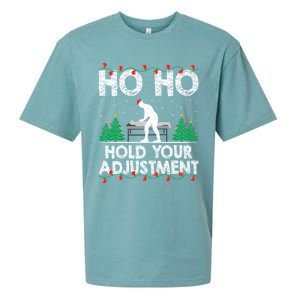 Christmas Chiropractor Chiropractic Profession Holiday Chiro Gift Sueded Cloud Jersey T-Shirt