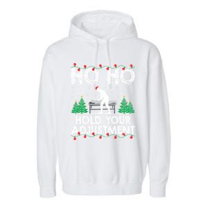 Christmas Chiropractor Chiropractic Profession Holiday Chiro Gift Garment-Dyed Fleece Hoodie