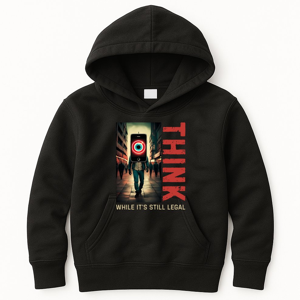 Conservative Cancel Culture Think While Its Still Legal Kids Hoodie