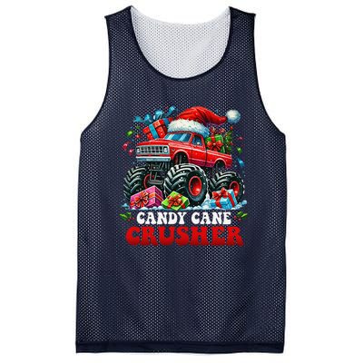 Christmas Candy Cane Crusher Xmas Monster Truckboy Mesh Reversible Basketball Jersey Tank