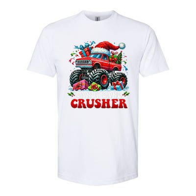 Christmas Candy Cane Crusher Xmas Monster Truckboy Softstyle CVC T-Shirt