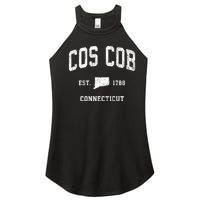 Cos Cob Connecticut Ct Vintage Athletic Sports Women’s Perfect Tri Rocker Tank