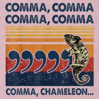 Comma Comma Chameleon Funny Grammar English Teacher 25L Jumbo Tote