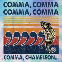 Comma Comma Chameleon Funny Grammar English Teacher Legacy Tie Dye Trucker Hat