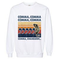 Comma Comma Chameleon Funny Grammar English Teacher Garment-Dyed Sweatshirt