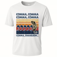 Comma Comma Chameleon Funny Grammar English Teacher Performance Shirt