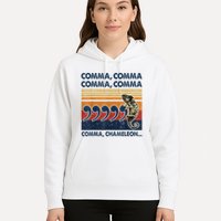 Comma Comma Chameleon Funny Grammar English Teacher Hoodie