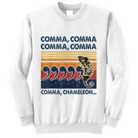Comma Comma Chameleon Funny Grammar English Teacher Sweatshirt