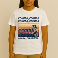 Comma Comma Chameleon Funny Grammar English Teacher T-Shirt