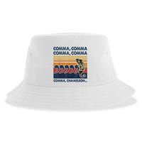 Comma Comma Chameleon Funny Grammar English Teacher Sustainable Bucket Hat