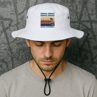Comma Comma Chameleon Funny Grammar English Teacher Bucket Hat