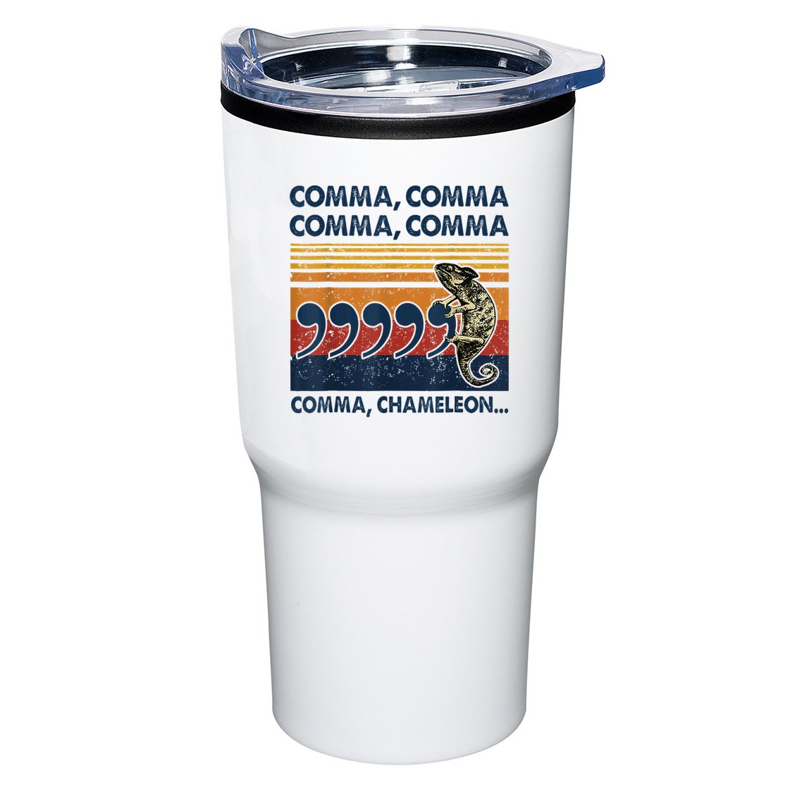 Comma Comma Chameleon Funny Grammar English Teacher Tumbler