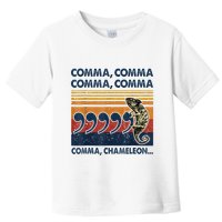 Comma Comma Chameleon Funny Grammar English Teacher Toddler T-Shirt