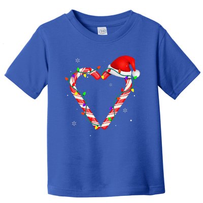 Candy Cane Crew Christmas Lights Family Matching Xmas Toddler T-Shirt