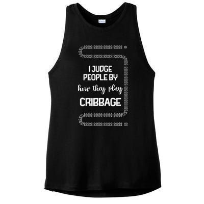 Cribbage Champion Cribbage Board Game Funny Cribbage Ladies PosiCharge Tri-Blend Wicking Tank