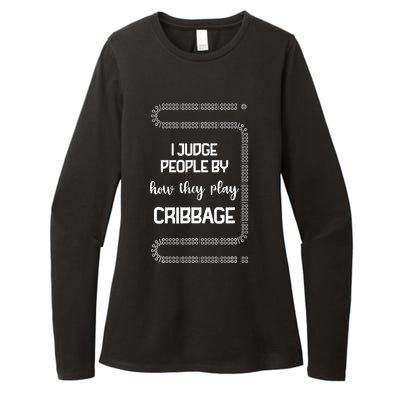 Cribbage Champion Cribbage Board Game Funny Cribbage Womens CVC Long Sleeve Shirt