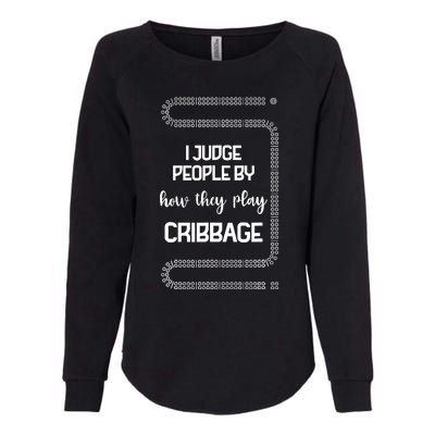 Cribbage Champion Cribbage Board Game Funny Cribbage Womens California Wash Sweatshirt