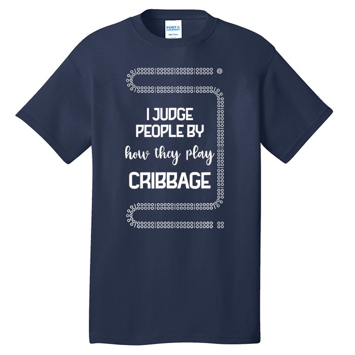 Cribbage Champion Cribbage Board Game Funny Cribbage Tall T-Shirt